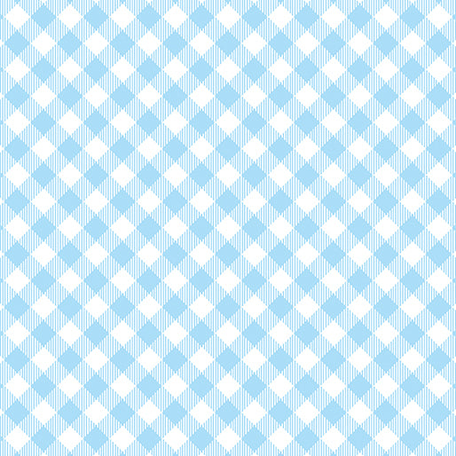 ENJOY THE RIDE BLUE GINGHAM