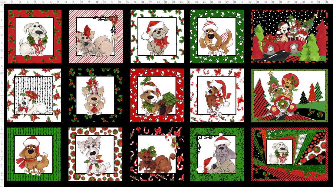 DOGGIE HOLIDAY PANEL 692549