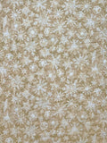 R255312-192 WINTERLY WONDERFUL BEIGE SNOWFLAKES