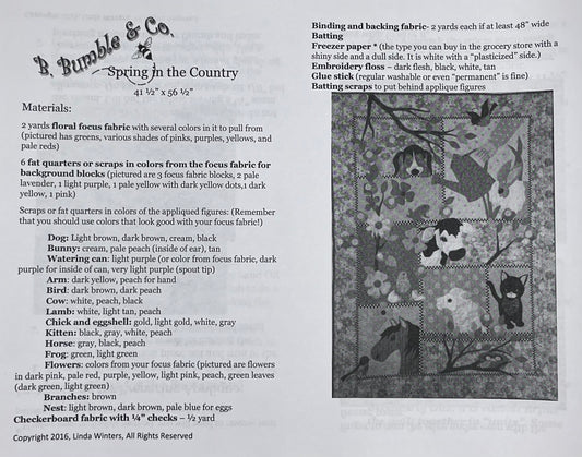 SPRING IN THE COUNTRY PATTERN