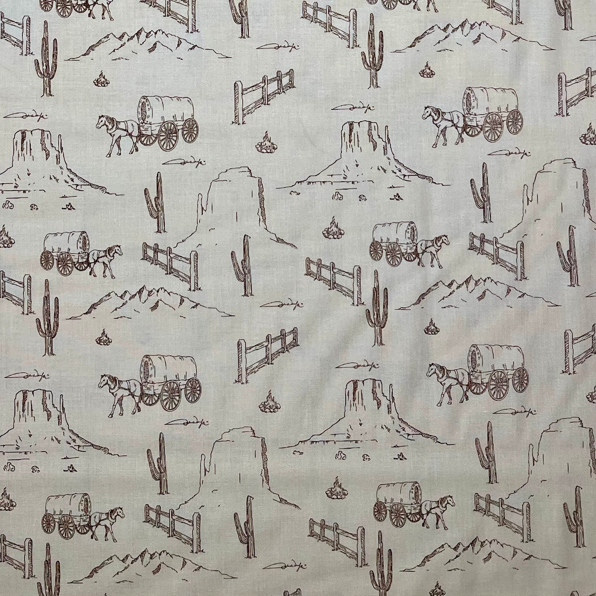 JOHN WAYNE C8572 WESTERN TOILE TAN