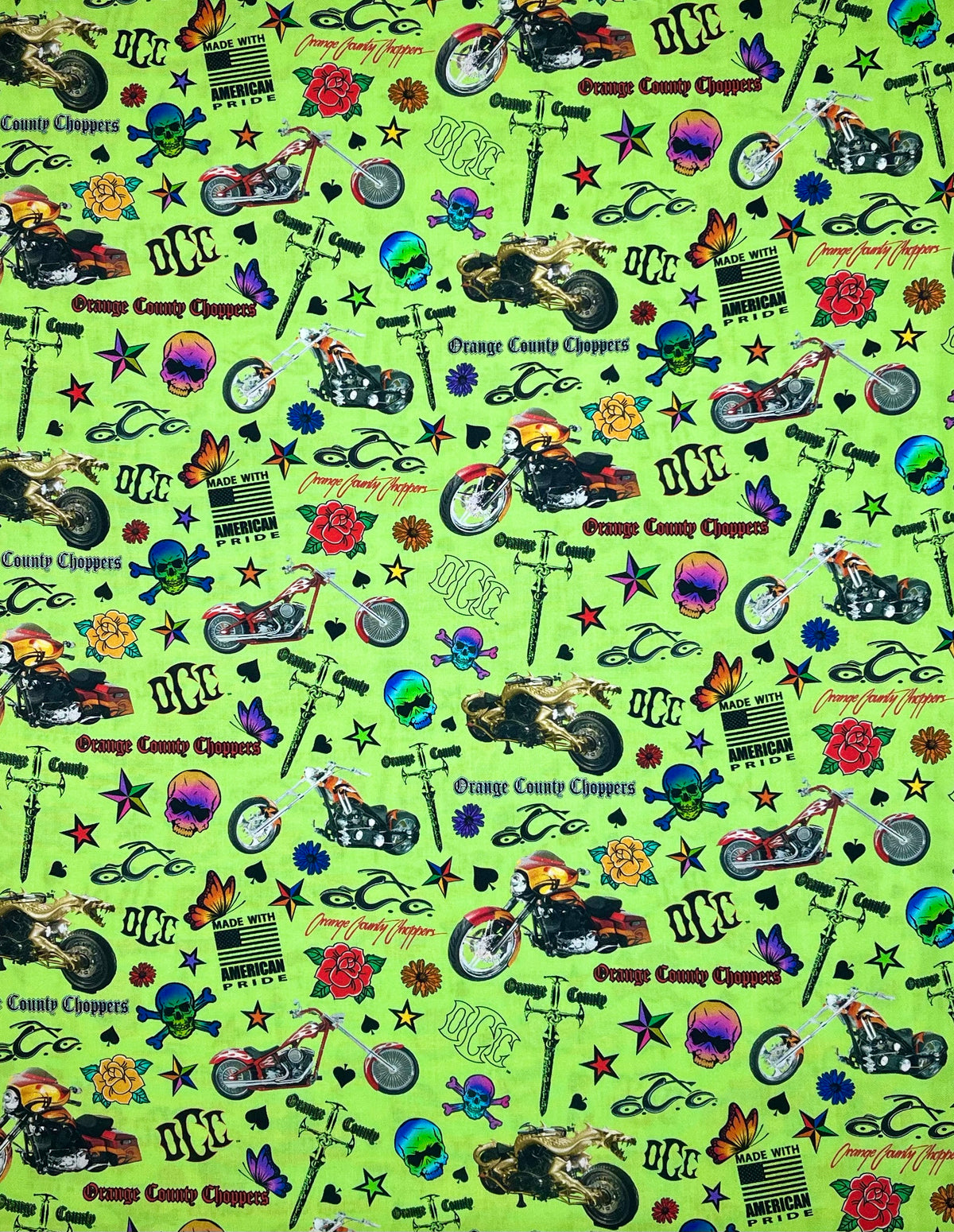 MOTORCYCLES LIME TATTOO 10641