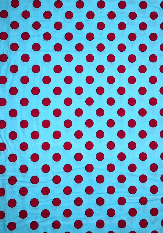 AQUA QUARTER DOTS CX3744