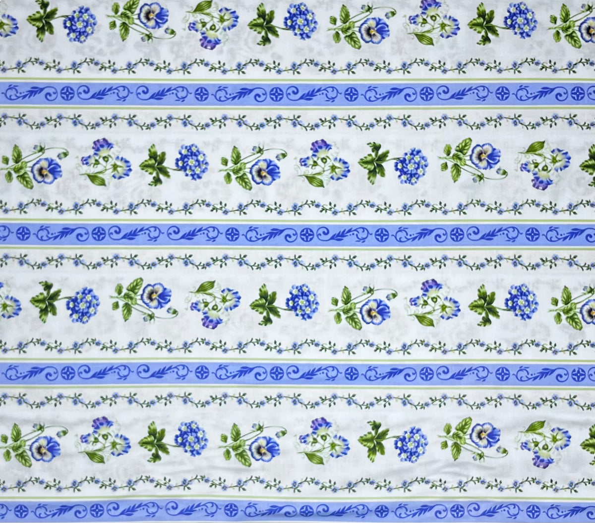 BOTANICAL BLUES 20459-11 PANSY