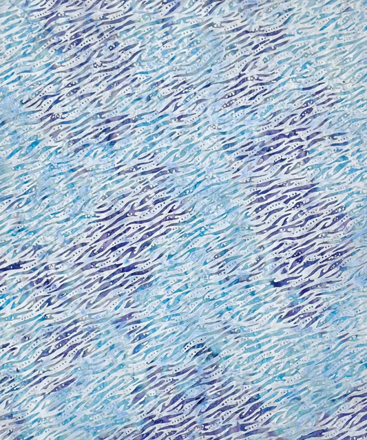22106-446 AQUA PURPLE BATIK