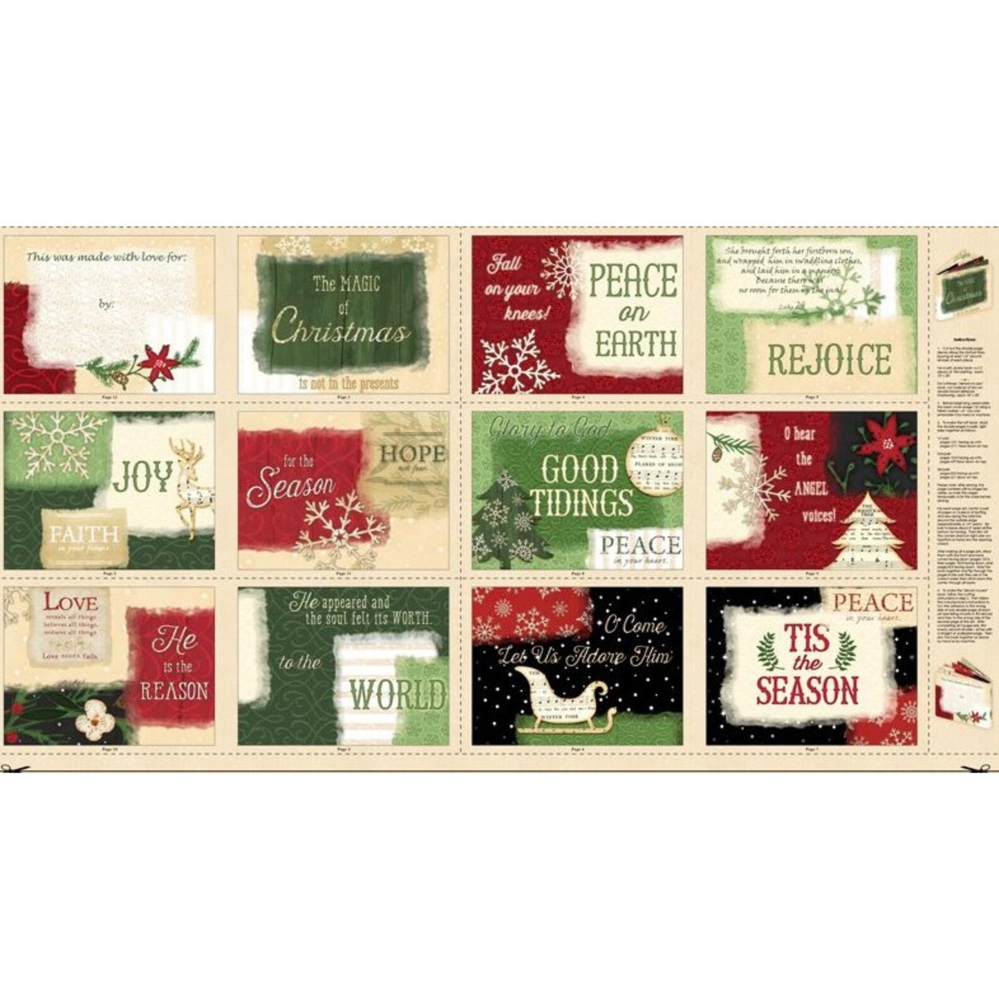 REASON FOR THE SEASON 82479-273 BOOK PANEL