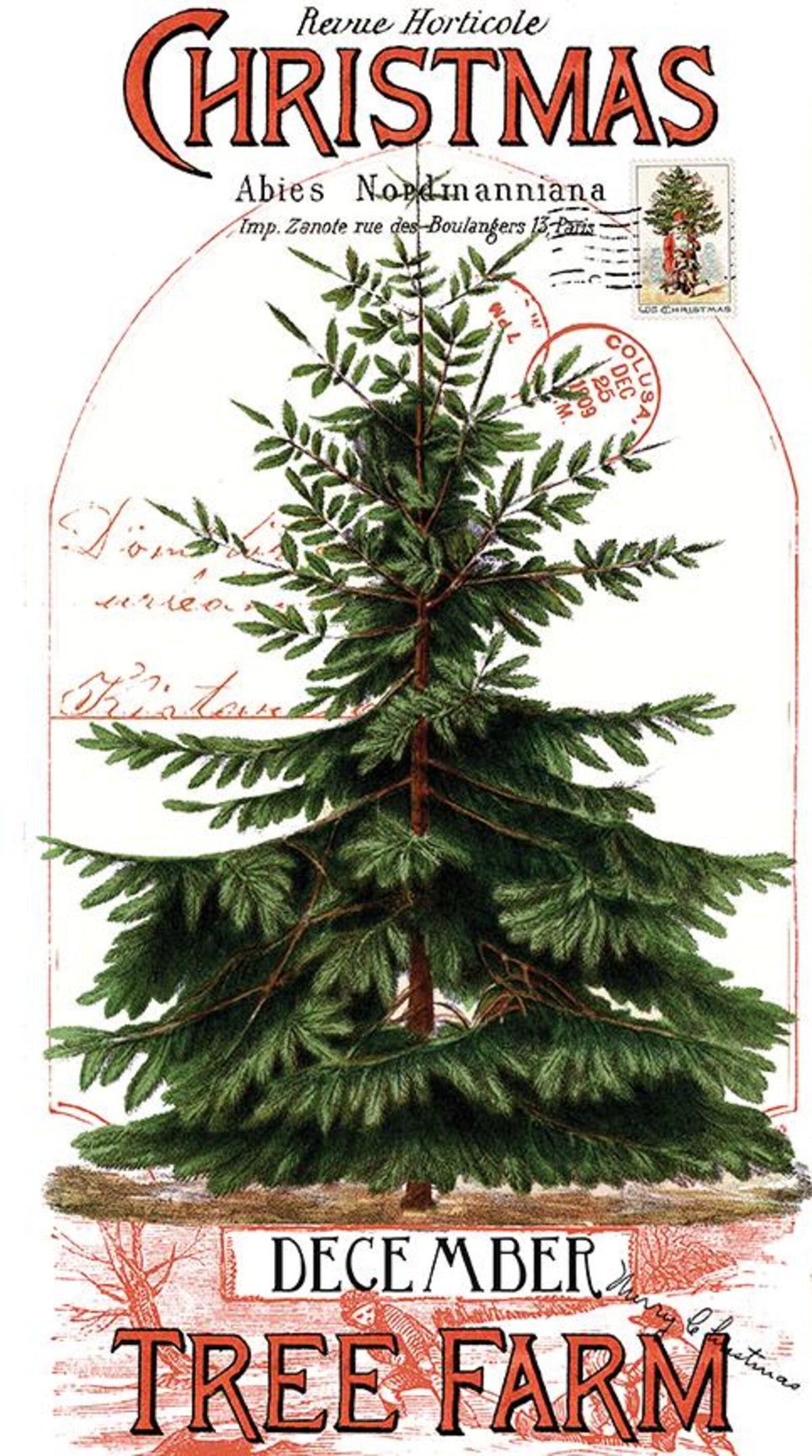 CLASSIC CHRISTMAS TREE FARM 16280 PANEL
