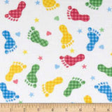 COMFY FLANNEL 9307-78 RAINBOW FOOTPRINT