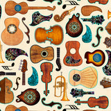 FINE TUNING 26847-E TOSSED INSTRUMENTS TAN
