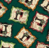 28907-F HAPPINESS IS HOMEMADE SEWING MACHINE PATCHES
