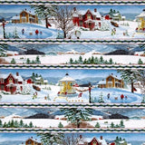 WINTER'S EVE CHRISTMAS  68806-143 BORDER