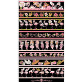 692-331 FLAMINGO BORDER PRINT