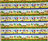 YOUR LITTLE WORLD 4507-380 BLOCKS BORDER PRINT