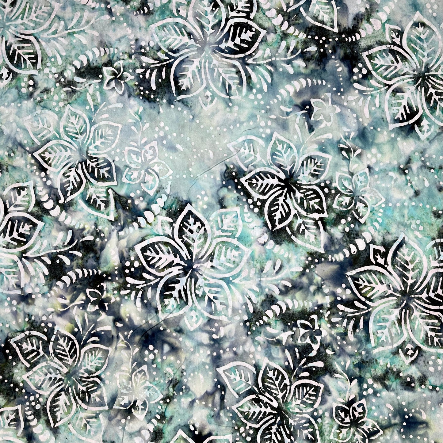 B6874 TEAL HIBISCUS