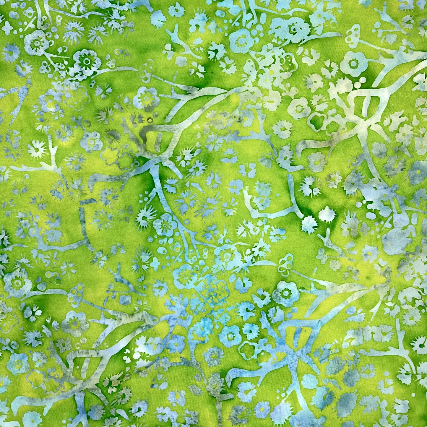 KH07-01 GREEN/BLUE FLORAL