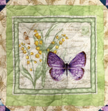 SPRING BUTTERFLIES FINISHED QUILT