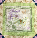 SPRING BUTTERFLIES FINISHED QUILT