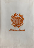 FALL PUMPKIN EBMROIDERED TEA TOWEL