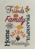 THANKFUL WORDS TEA TOWEL