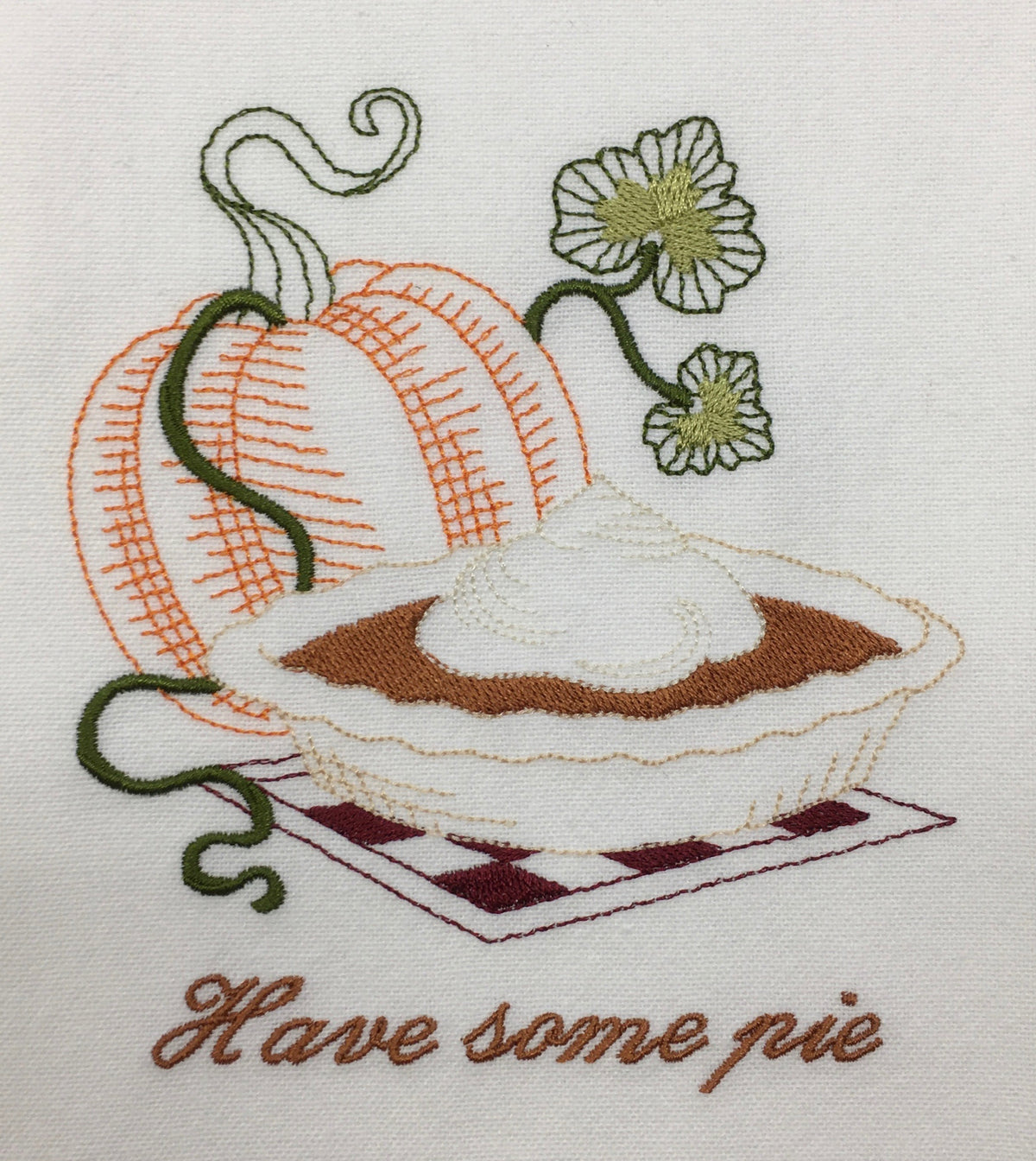PUMPKIN PIE TEA TOWEL
