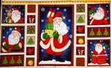 BELIEVE 6237P-87 SANTA BLOCKS PANEL