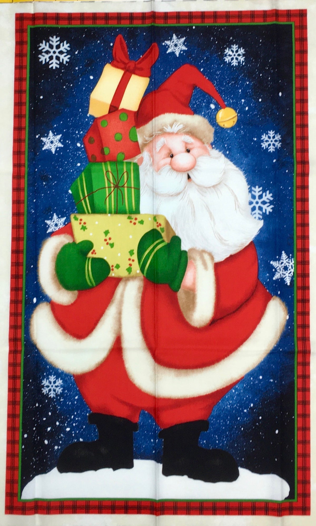 BELIEVE 6237P-87 SANTA BLOCKS PANEL
