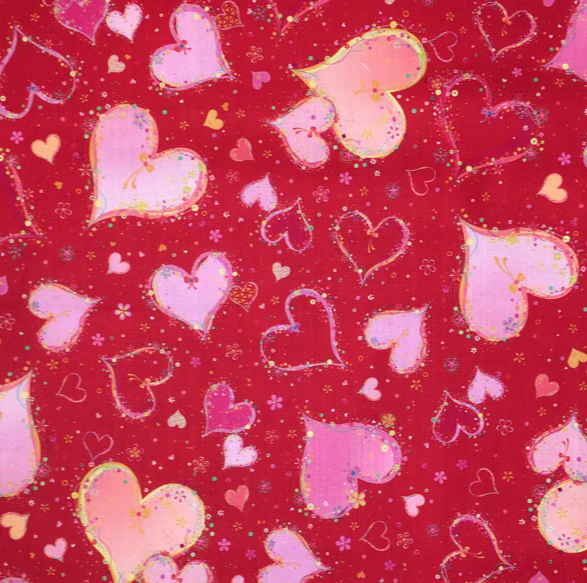 WITH LOVE 26889-R VALENTINES RED – Little Cottage Quilt Shop