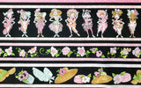 692-331 FLAMINGO BORDER PRINT