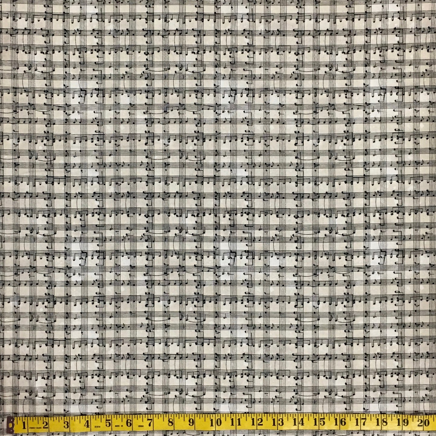 ROW BY ROW SEW MUSICAL C5935 CREAM