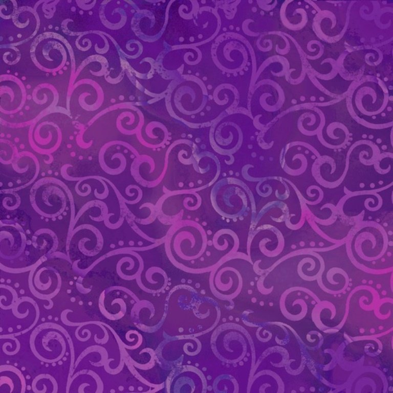OMBRE SCROLL WIDE 24775-V VIOLET