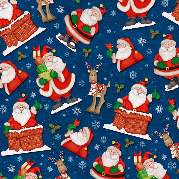BELIEVE 6243-77 SANTAS AND REINDEER