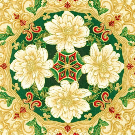 HOLIDAY FLOURISH 14 SRKM-19917-223 LG MEDALLIONS