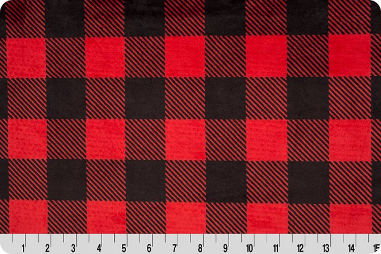 BUFFALO CHECK CUDDLE SCARLET/BLACK