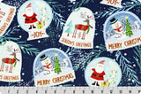 DIGITAL CUDDLE SNOW GLOBES NAVY