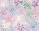 MIDNIGHT GARDEN 2691P-V PANEL