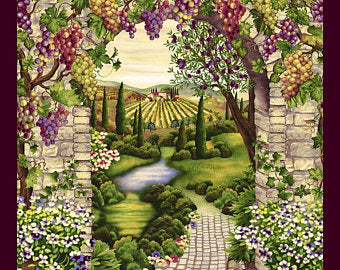 VINEYARD GRAPEVINE 5019P PANEL