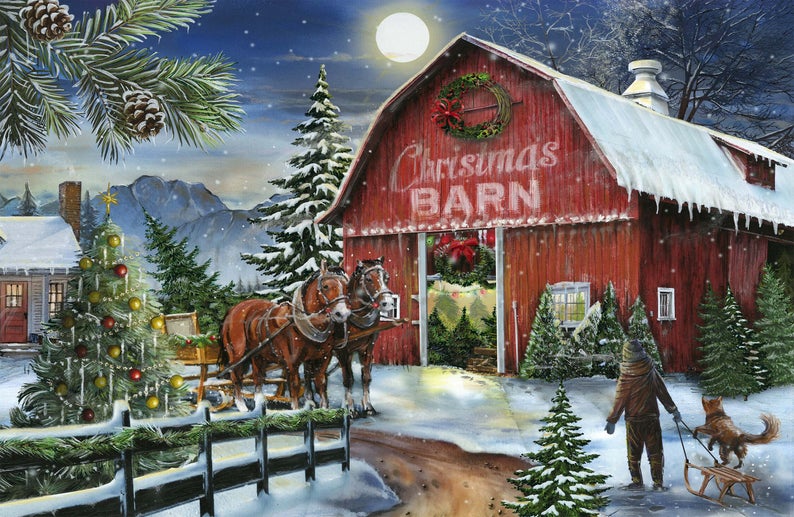 CHRISTMAS WISH DP23463 CHRISTMAS BARN