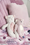 SOLID COLOR C3 60" HOT PINK CUDDLE