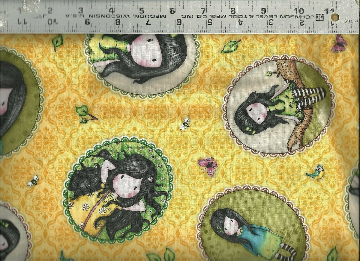 BIRDS OF A FEATHER 26204-S TOSSED PATCHES BUTTER