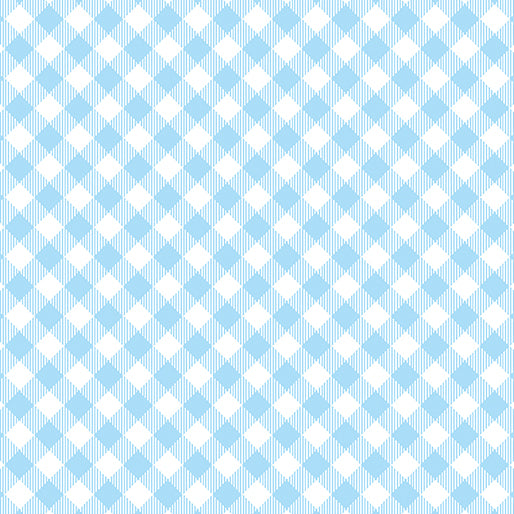 ENJOY THE RIDE BLUE GINGHAM