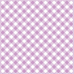 ENJOY THE RIDE PURPLE GINGHAM