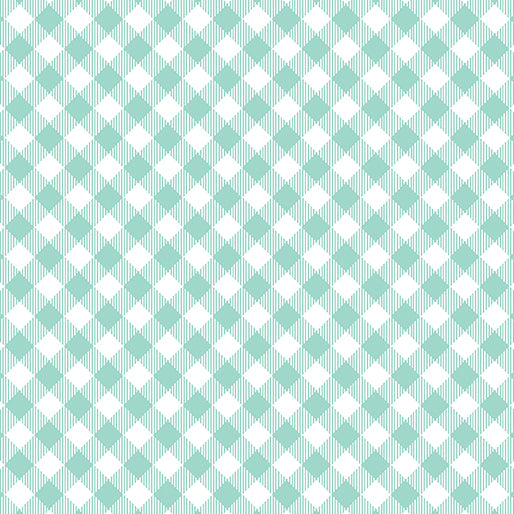 ENJOY THE RIDE AQUA GINGHAM