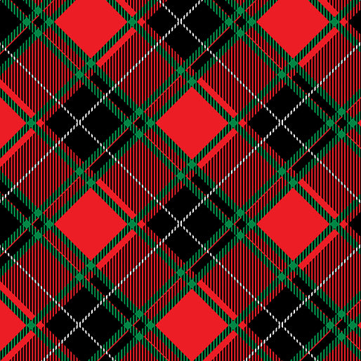 HOLIDAY PLAID RED ( SUGAR & SPICE )