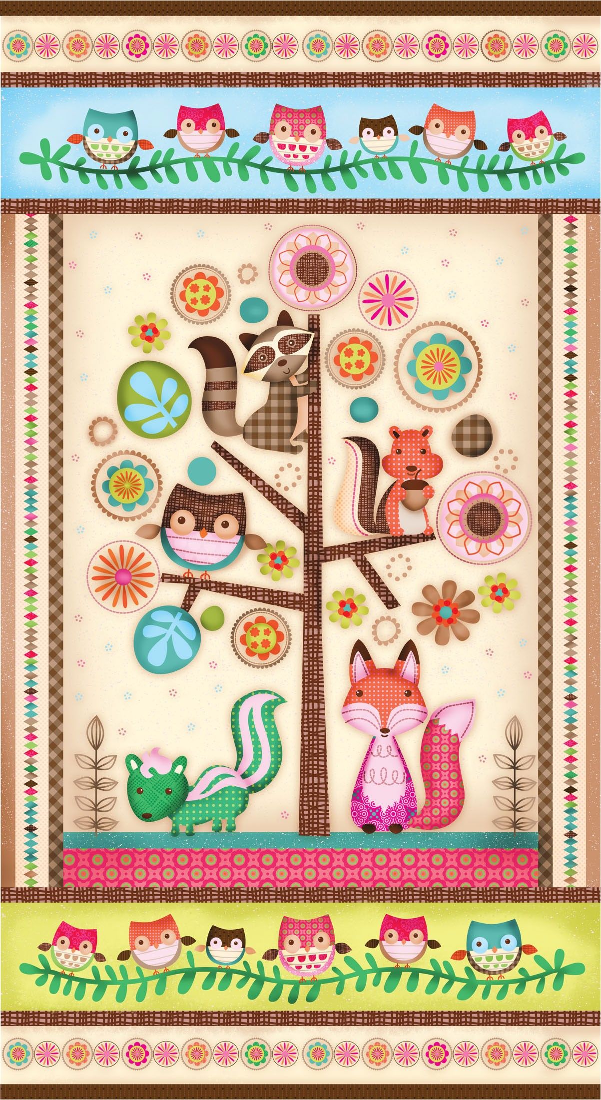 FRIENDLY FOREST PANEL 25345