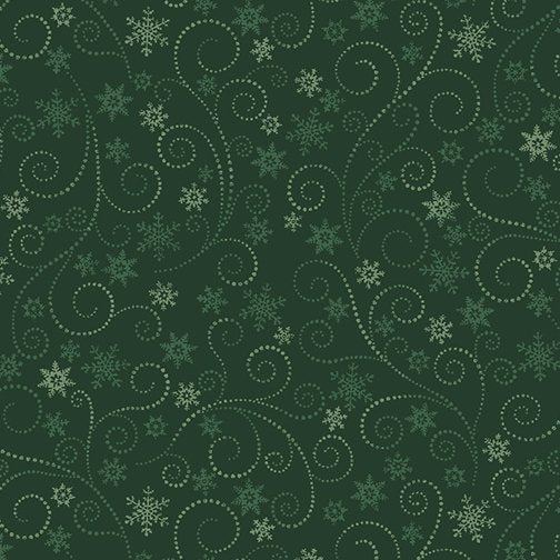 WINTER ELEGANCE SWIRLING FROST GREEN
