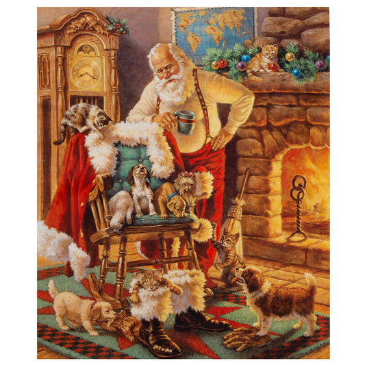 SANTA AND FRIENDS P9541 PANEL
