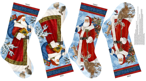 ST. NICHOLAS STOCKING PANEL 28212-48