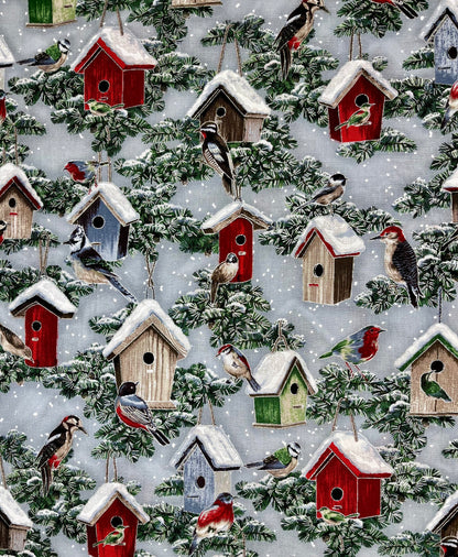 HOLIDAY BIRD HOUSES 7596