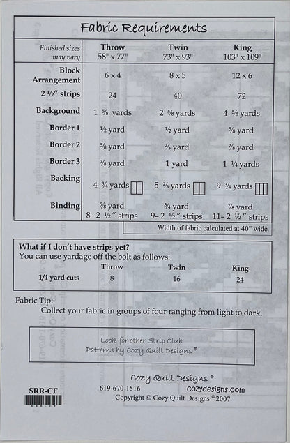 "COLOR FALLS" QUILT PATTERN