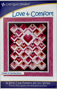 "LOVE & COMFORT" QUILT PATTERN